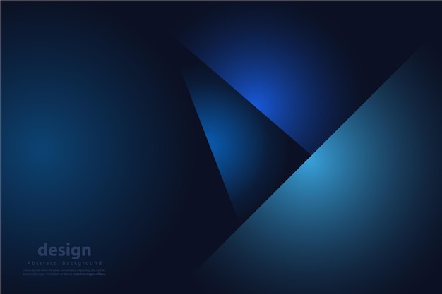 Dark blue abstract background Modern blue corporate concept bus