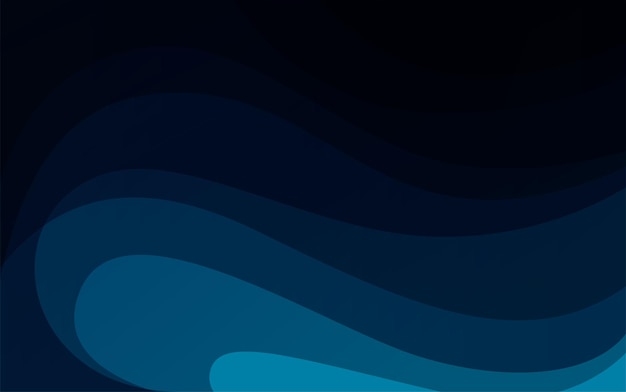 dark blue abstract wave background design for banner poster wallpaper