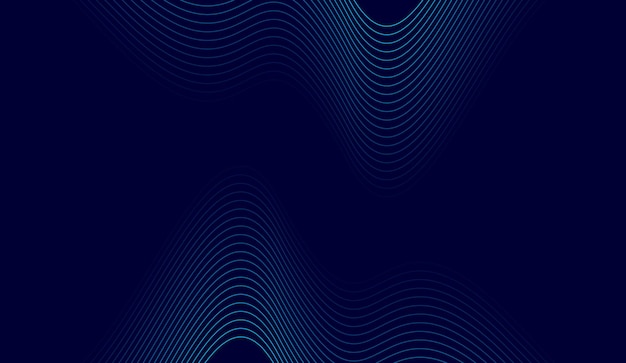 Dark blue background with a wavy line