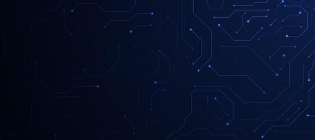 Dark blue futuristic digital technology background