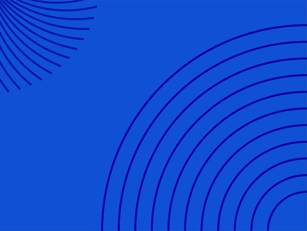 Dark Color Background Design with Corner Circular Lines Vector Illustration