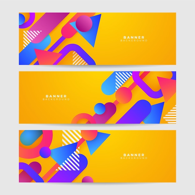 Dark colourful colorful abstract banner geometry shine and layer element vector for presentation design Suit for business corporate institution party festive seminar and talks