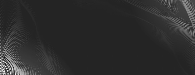 dark gray background with a smooth wavy texture vector shiny gradient wave background
