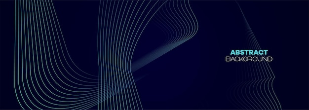 dark navy blue green abstract pattern futuristic technology web background with geometric lines