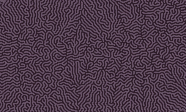 Dark Purple Abstract Turing Pattern Background