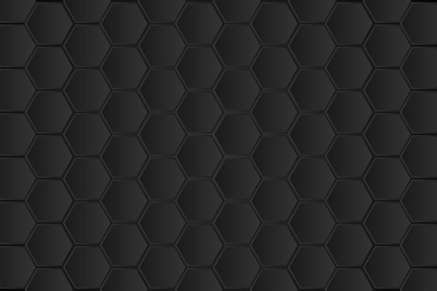 Dark technology hexagonal background