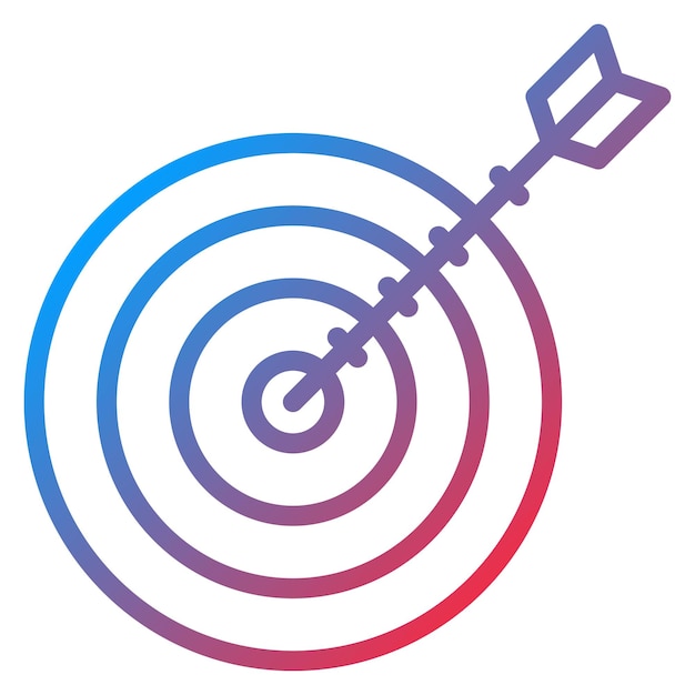 Darts icon vector image Can be used for Coworking Space