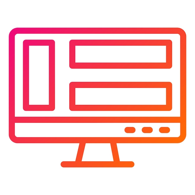Dashboard Vector Icon Design Illustration