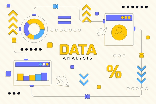 Data analysis background design