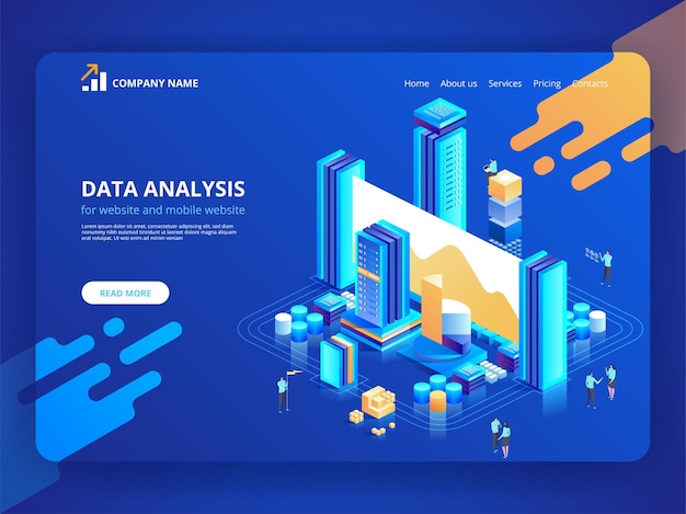 data analysis for website and mobile website