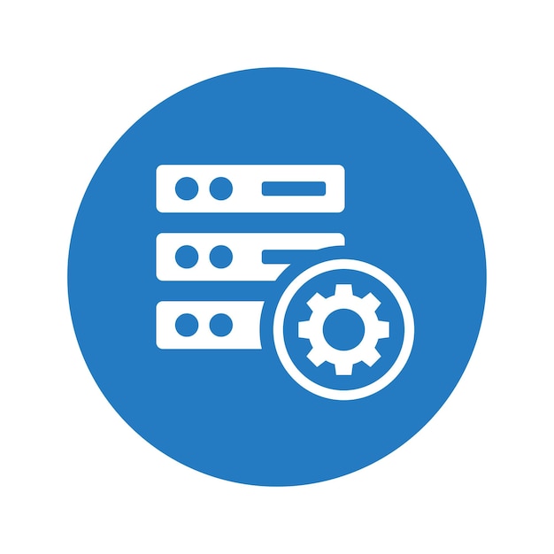 Data center development icon
