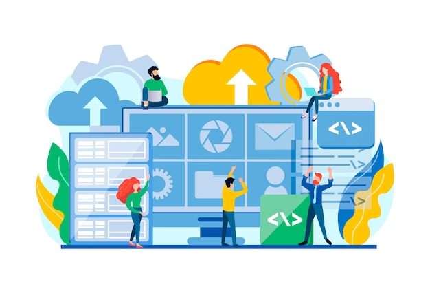 Data center digital privacy database security modern computer technology protection file storage