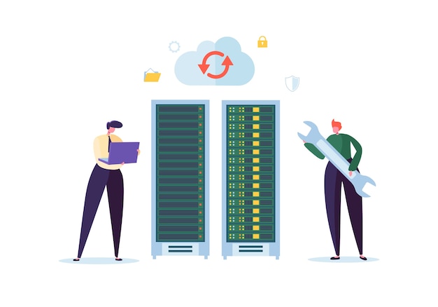 Data Center Technology Concept