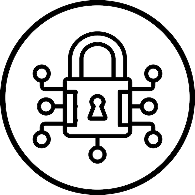 data encryption icon style
