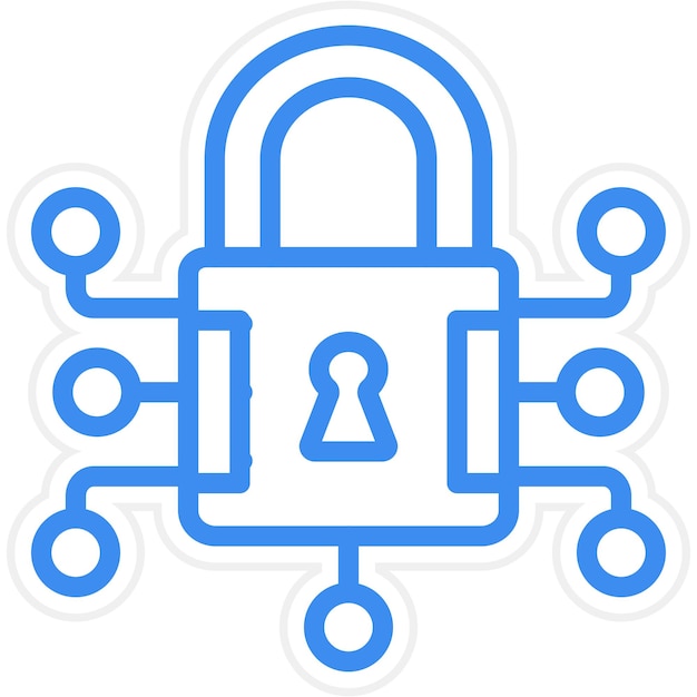 data encryption icon style