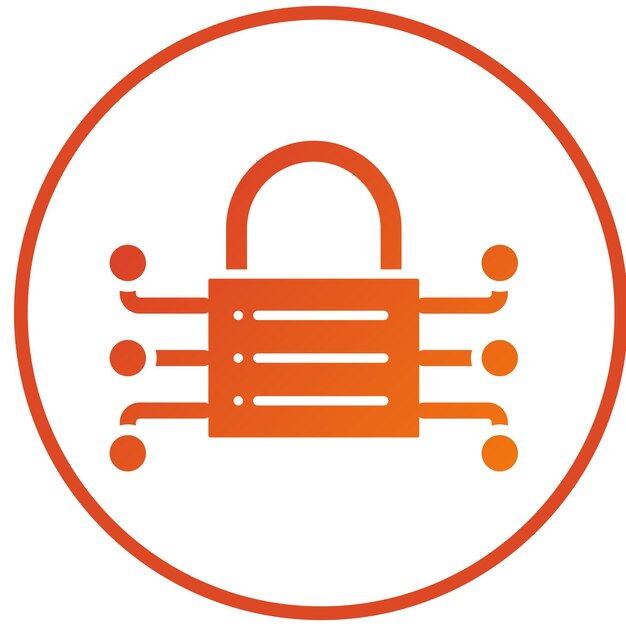 data encryption icon style
