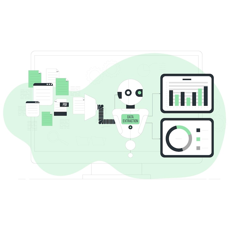 Vector data extraction disproportionate illustrations