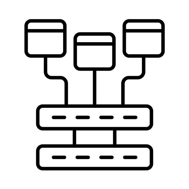 data modelling line illustration