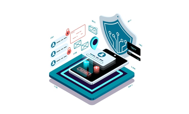 Data protection in the smartphone, blocking unwanted contacts.