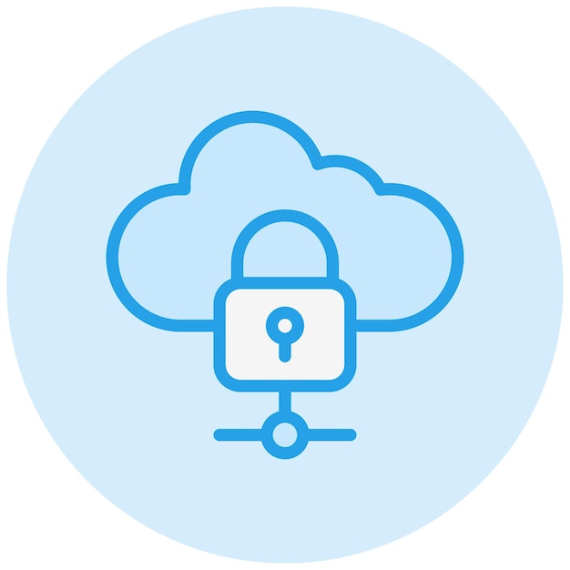 data protection vector icon design illustration