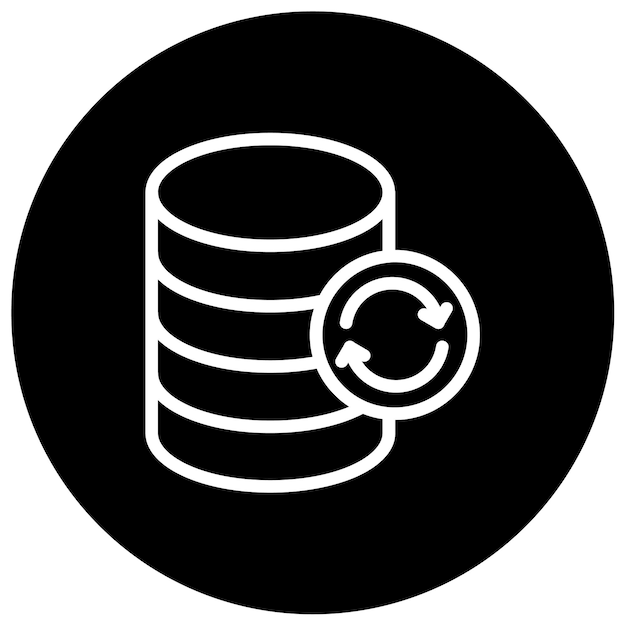 Data Refresh Vector Illustration