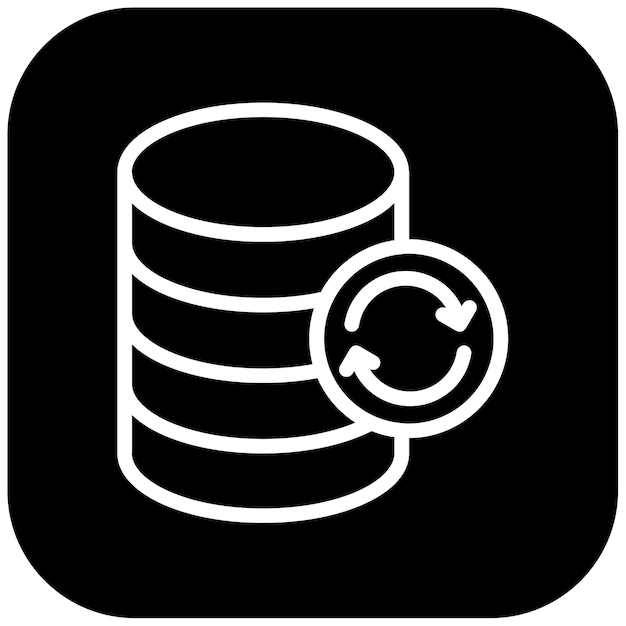 Data Refresh Vector Illustration