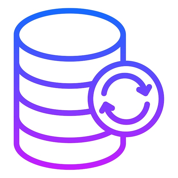 Data Refresh Vector Illustration