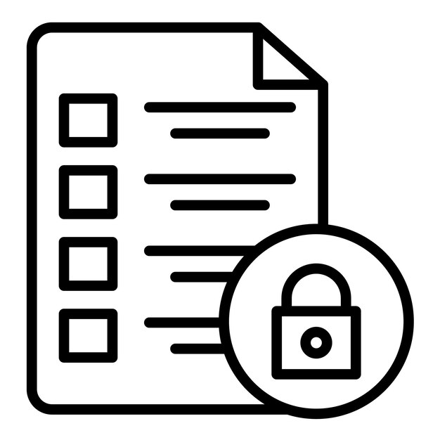 data security vector icon can be used for business performance iconset