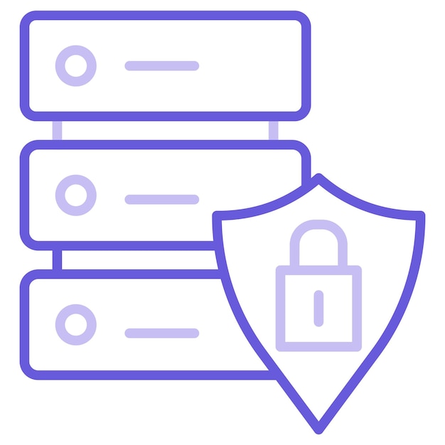 Data Security Vector Illustration