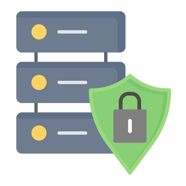 Data Security Vector Illustration