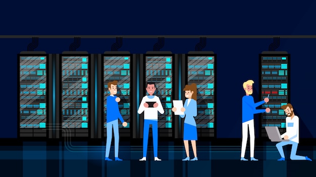 data storage rack network