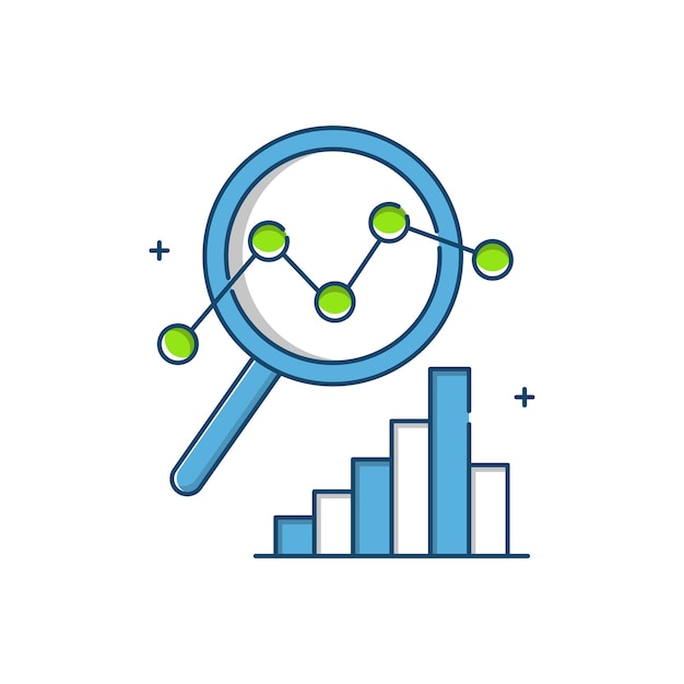 Data Strategy Data Driven Vector Icon Design Symbol with Editable Stroke data insights tech strategy