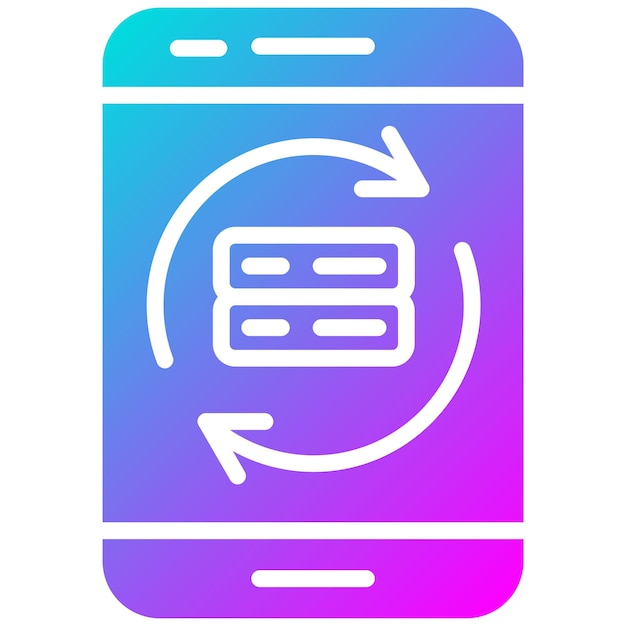 Data Synchronization Vector Illustration Style