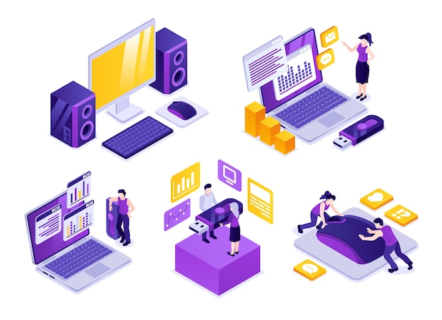 Data teamwork mini composition set
