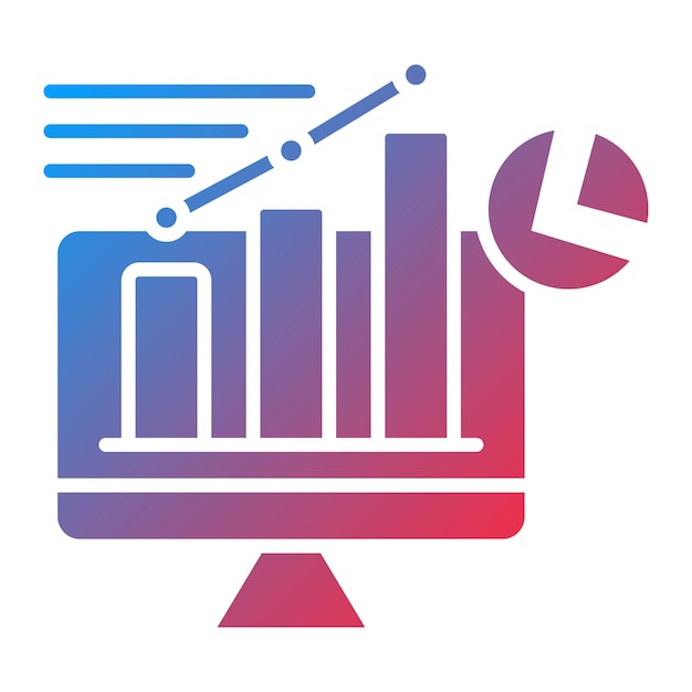 data visualization icon vector image can be used for data analytics
