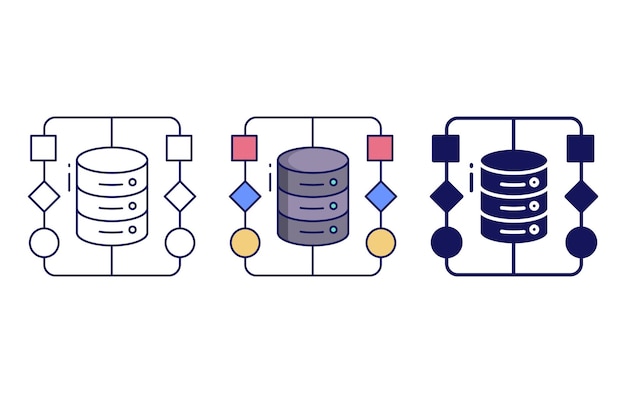 Database algorithm icon