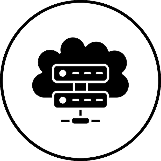 Database Center icon vector image Can be used for Web Hosting
