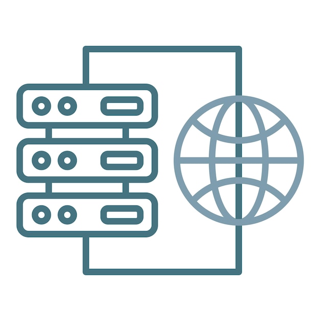 Database Flat Illustration