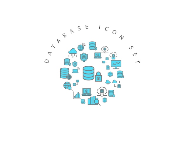 database icon set design