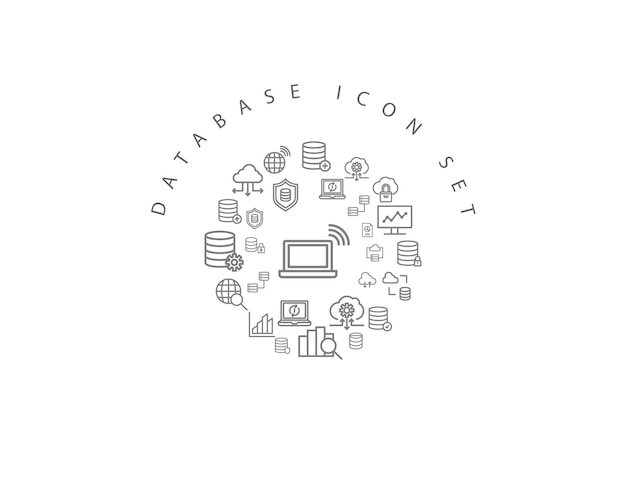 database icon set design