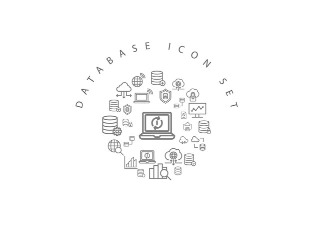database icon set design