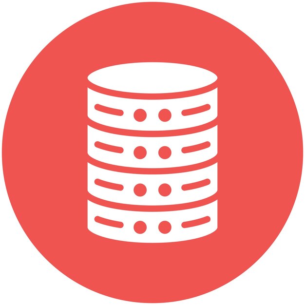 database icon vector icon illustration of networking and data sharing iconset