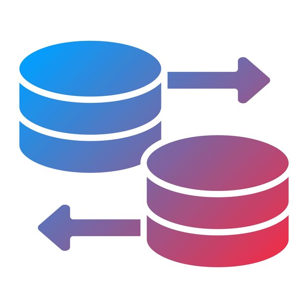 Database icon vector image Can be used for Computer Programming