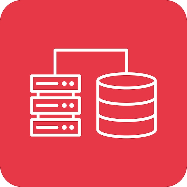database icon vector image can be used for web hosting