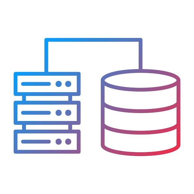database icon vector image can be used for web hosting