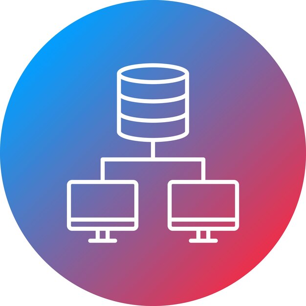 Database Network icon vector image Can be used for Web Hosting