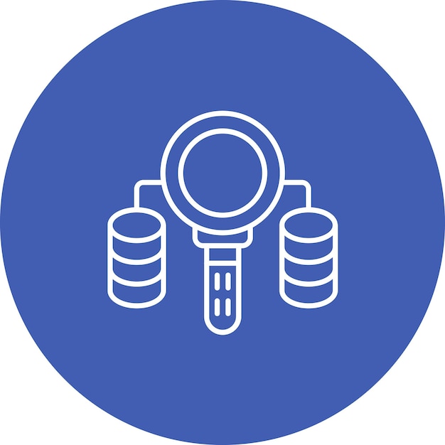 database scanning icon vector image can be used for web hosting