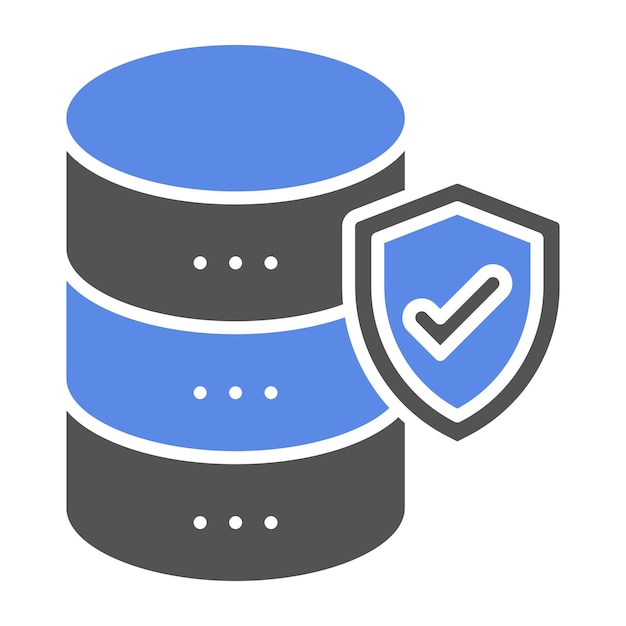 Database Security Icon Style