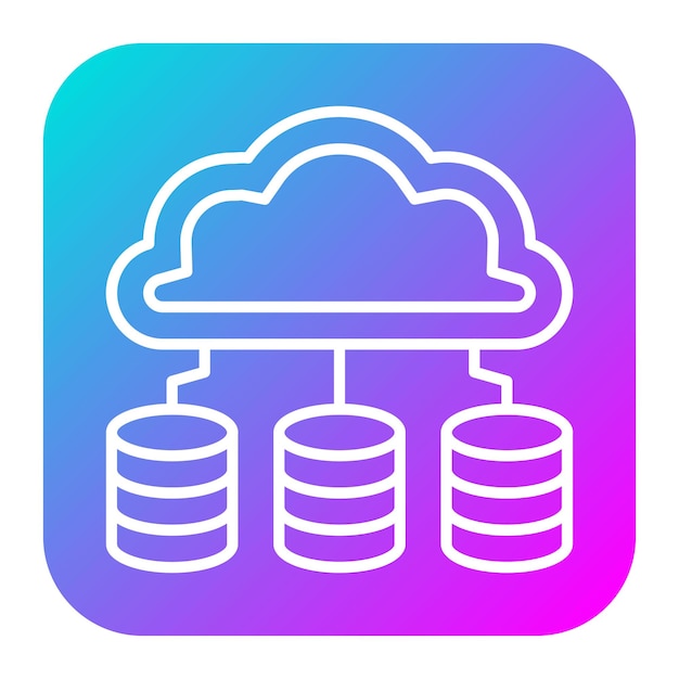 Database vector icon Can be used for Web Hosting iconset