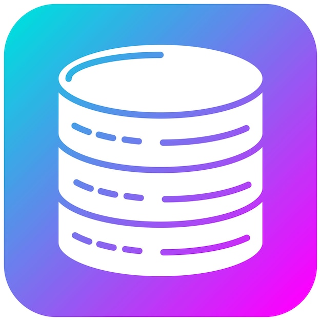 Database vector icon Can be used for Web Marketing iconset